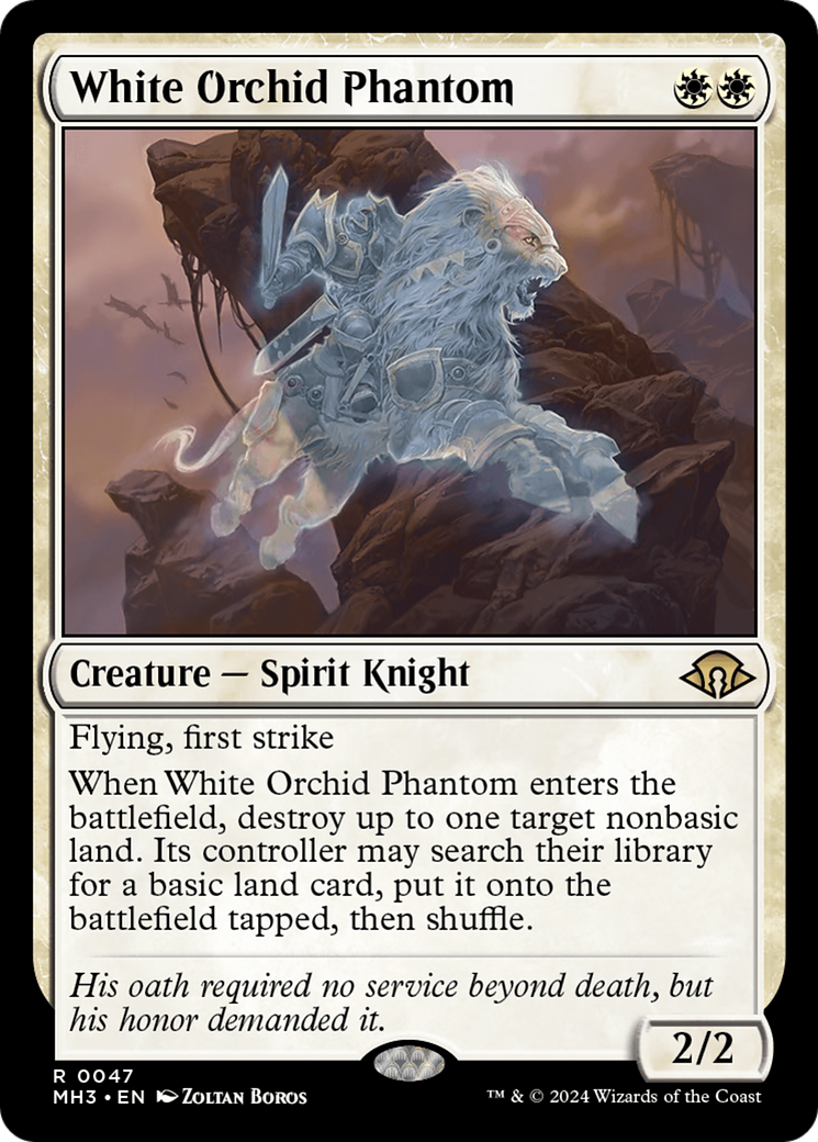 White Orchid Phantom [Modern Horizons 3] | Cards and Coasters CA