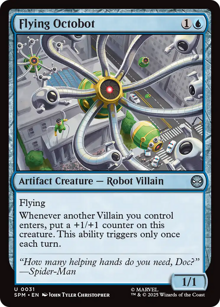 Flying Octobot [Marvel's Spider-Man] | Cards and Coasters CA