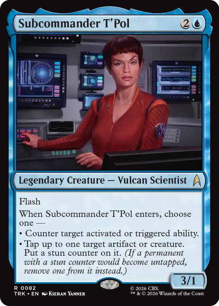 Subcommander T'Pol [Star Trek] | Cards and Coasters CA