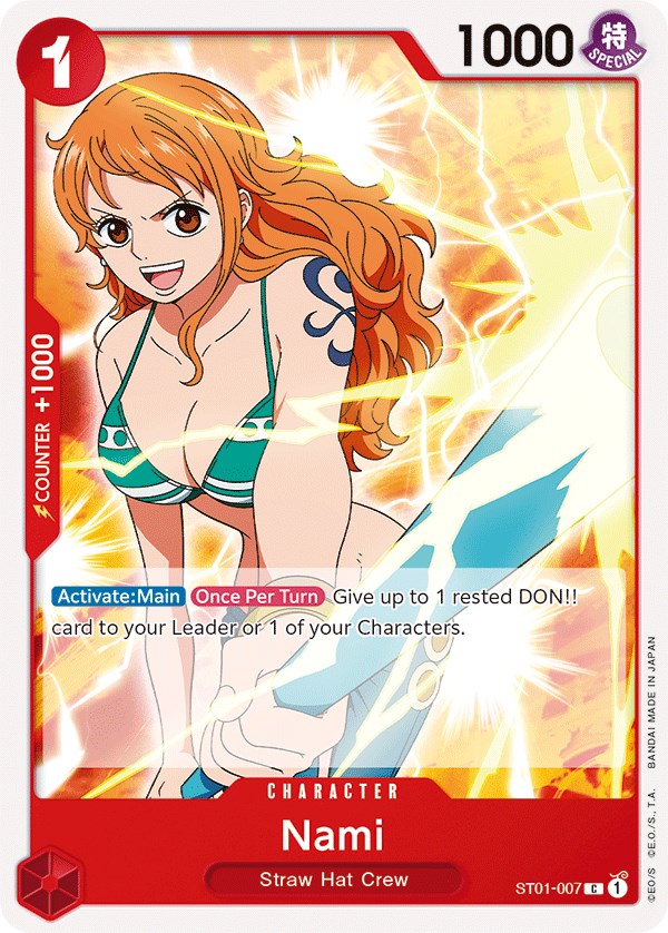 Nami [Starter Deck: Straw Hat Crew] | Cards and Coasters CA