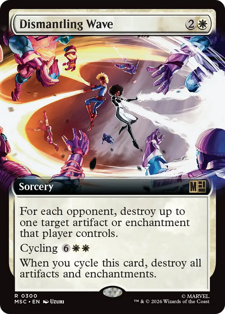 Dismantling Wave (Extended Art) [Marvel Super Heroes Commander] | Cards and Coasters CA