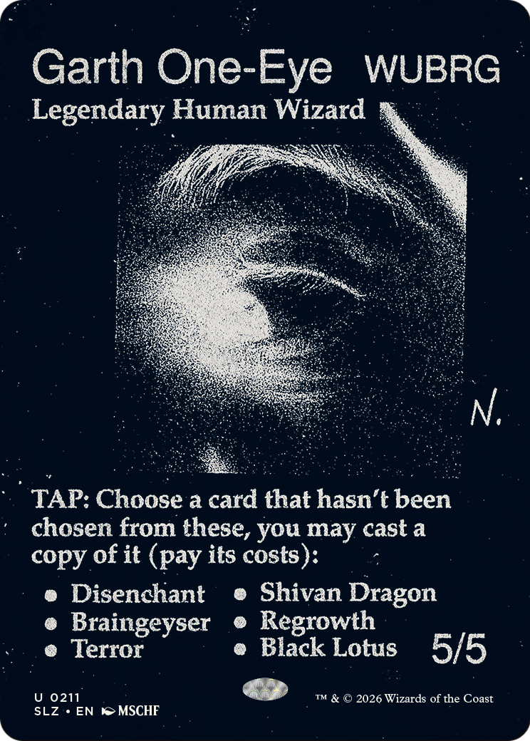 Garth One-Eye (0211) [Secret Lair x MSCHF: The Zeta Set] | Cards and Coasters CA