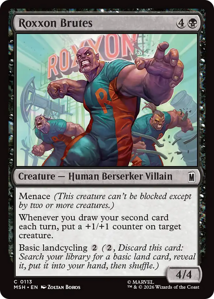 Roxxon Brutes [Marvel Super Heroes] | Cards and Coasters CA