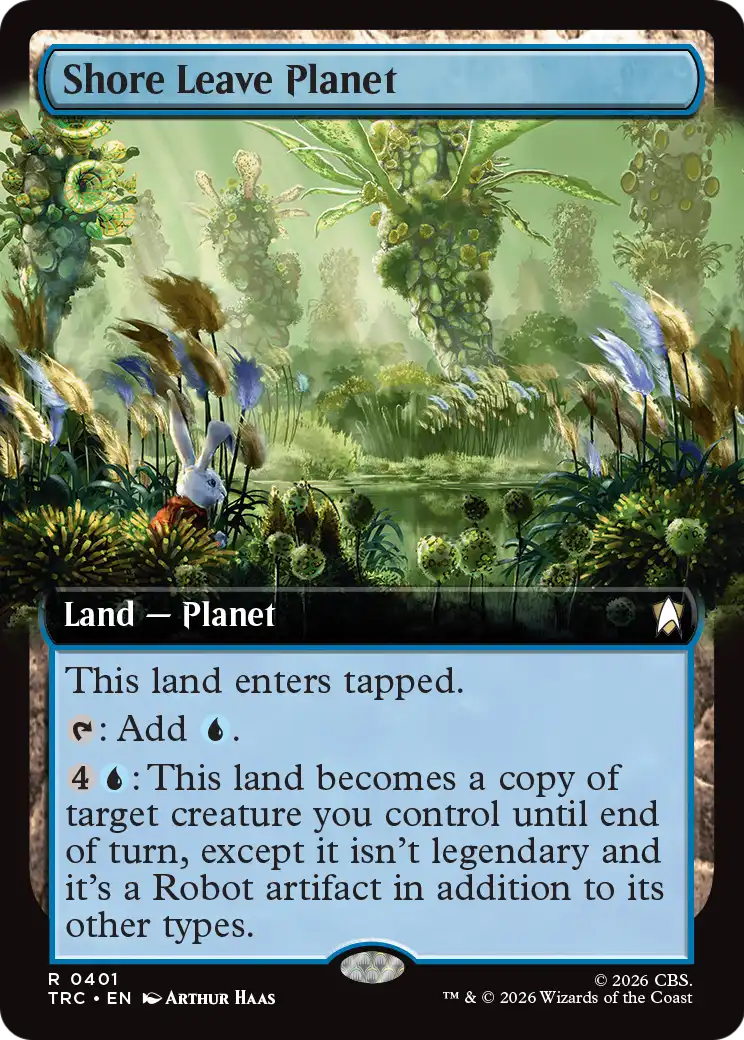 Shore Leave Planet (Extended Art) [Star Trek Commander] | Cards and Coasters CA