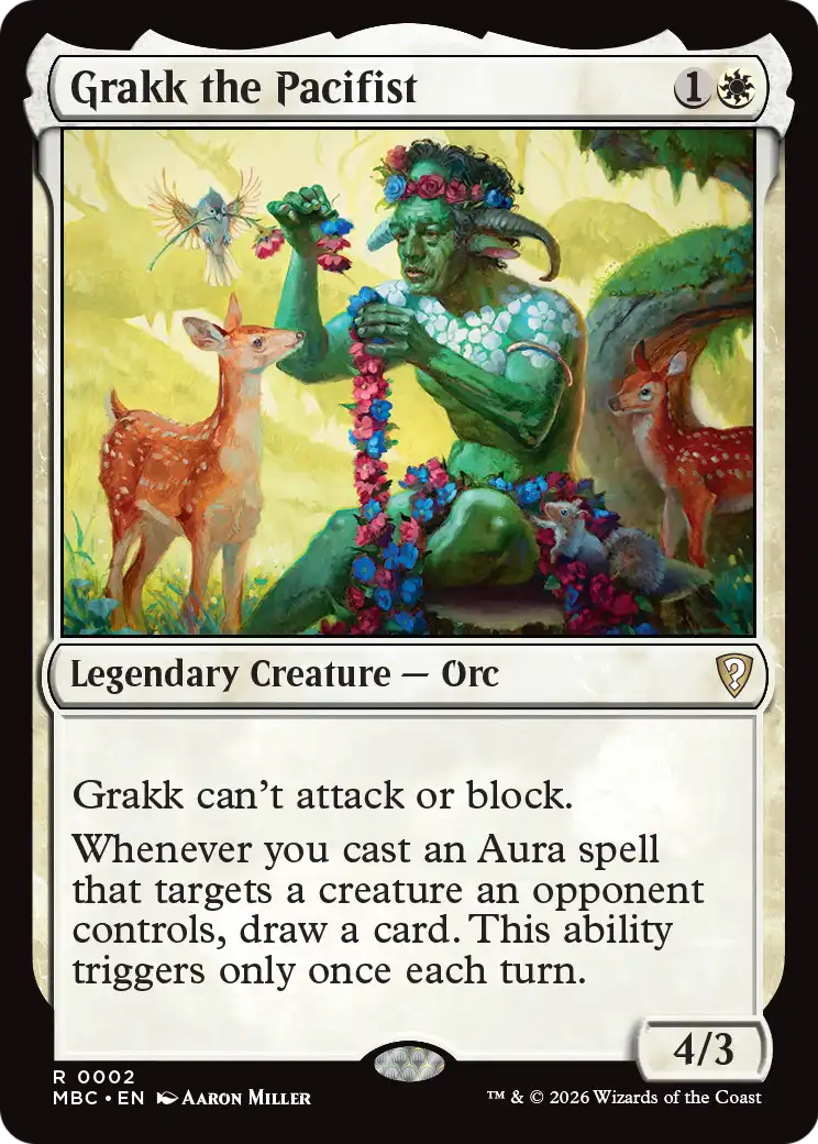 Grakk the Pacifist [Mystery Booster: Commander Edition] | Cards and Coasters CA