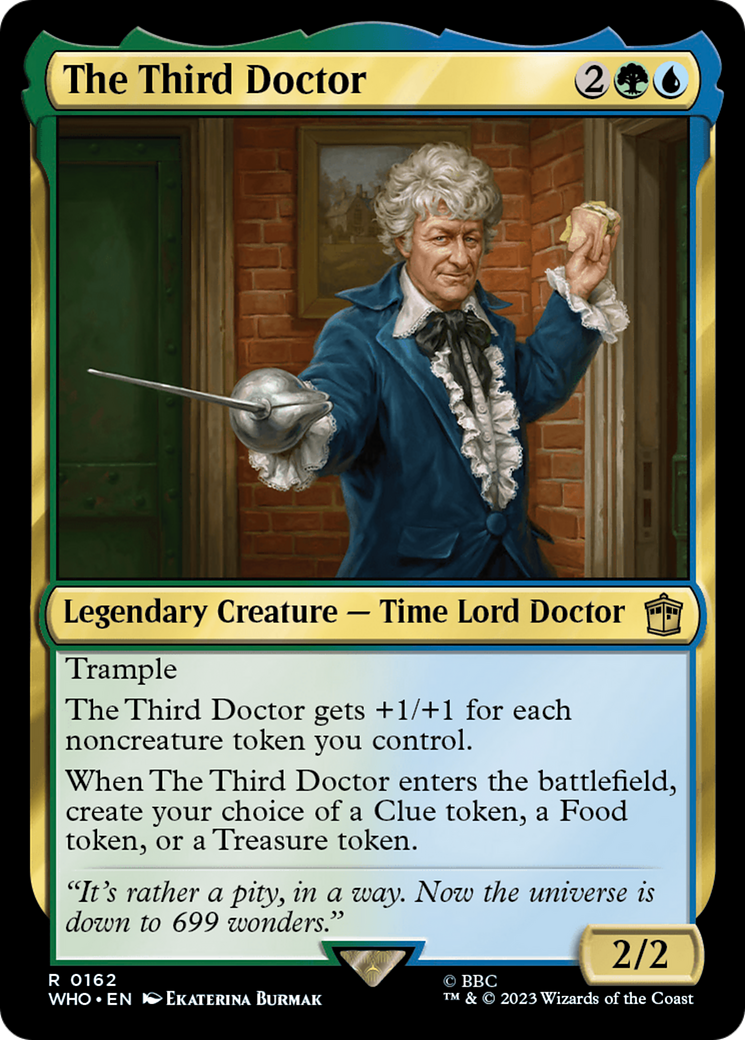 The Third Doctor [Doctor Who] | Cards and Coasters CA