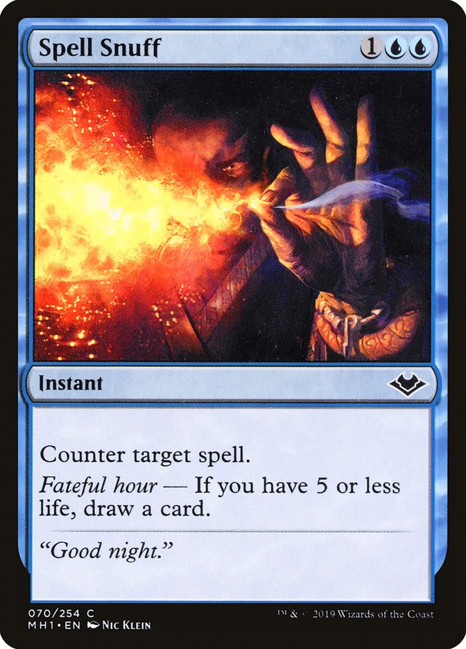 Spell Snuff [Modern Horizons] | Cards and Coasters CA