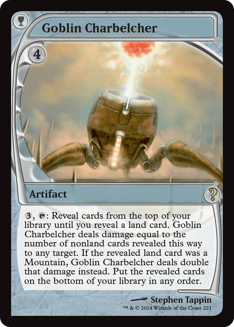 Goblin Charbelcher (Future Sight) [Mystery Booster 2] | Cards and Coasters CA