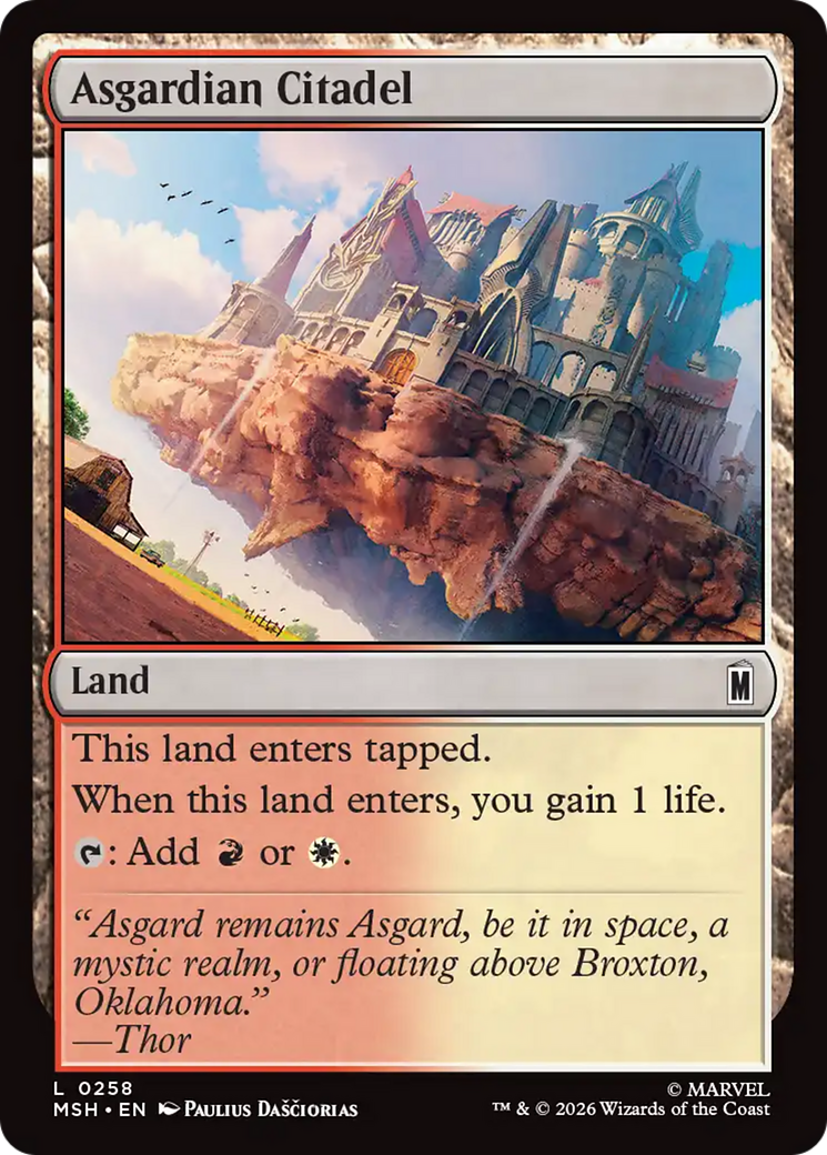 Asgardian Citadel [Marvel Super Heroes] | Cards and Coasters CA