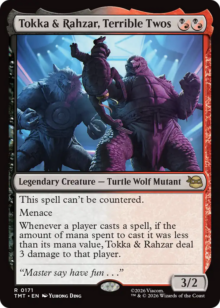 Tokka & Rahzar, Terrible Twos [Teenage Mutant Ninja Turtles] | Cards and Coasters CA