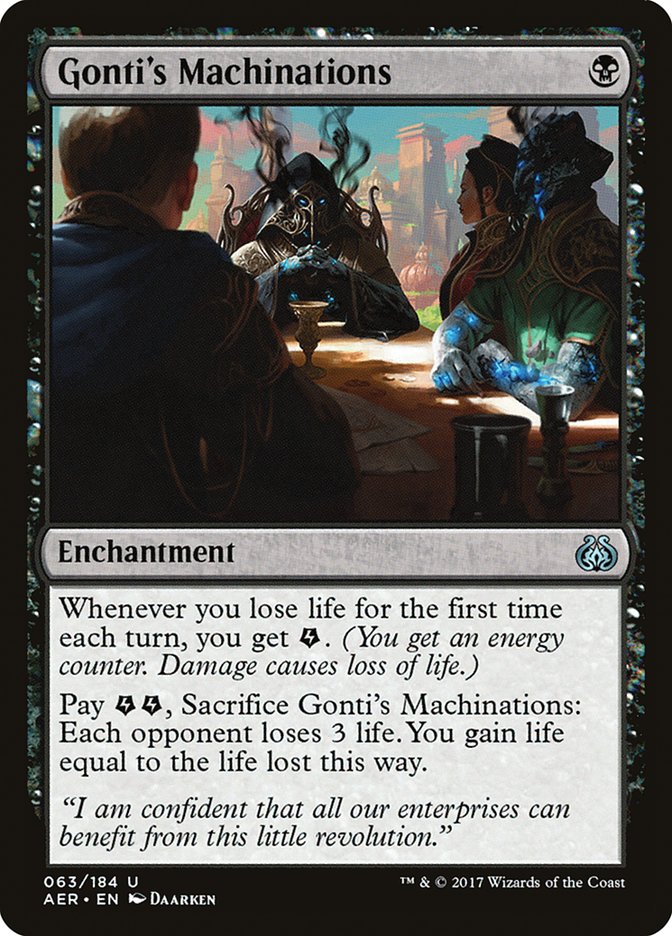 Gonti's Machinations [Aether Revolt] | Cards and Coasters CA