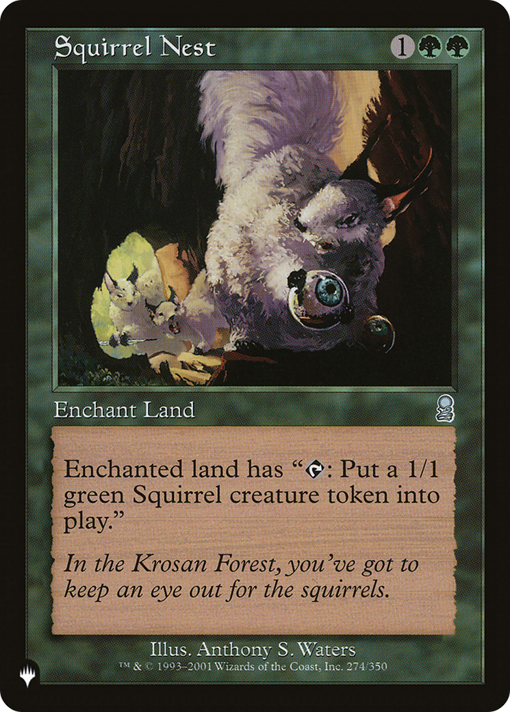 Squirrel Nest [The List Reprints] | Cards and Coasters CA