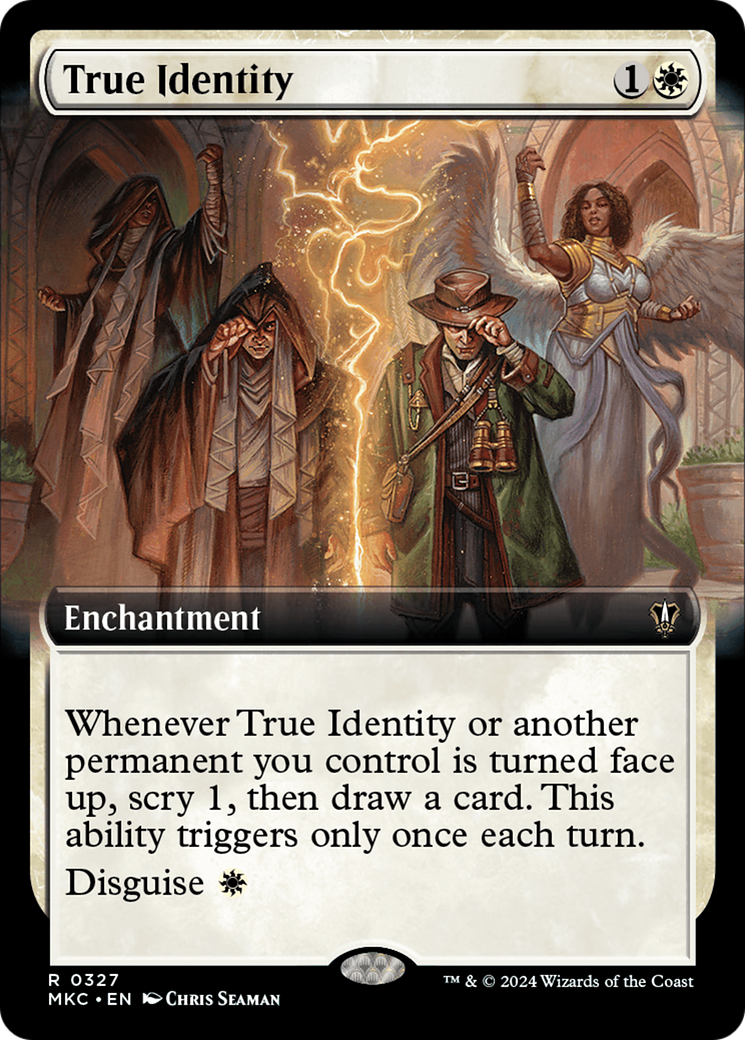 True Identity (Extended Art) [Murders at Karlov Manor Commander] | Cards and Coasters CA