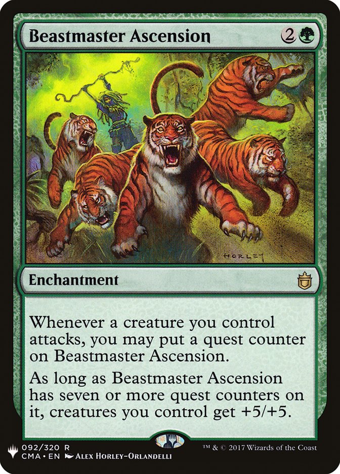 Beastmaster Ascension [Mystery Booster] | Cards and Coasters CA