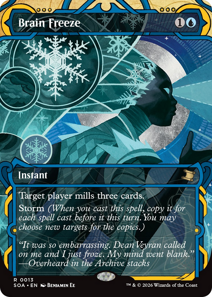 Brain Freeze [Secrets of Strixhaven: Mystical Archive] | Cards and Coasters CA