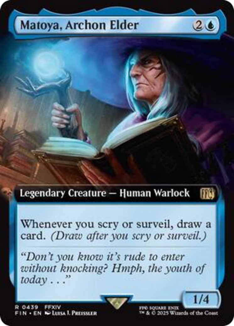 Matoya, Archon Elder (Extended Art) [FINAL FANTASY] | Cards and Coasters CA