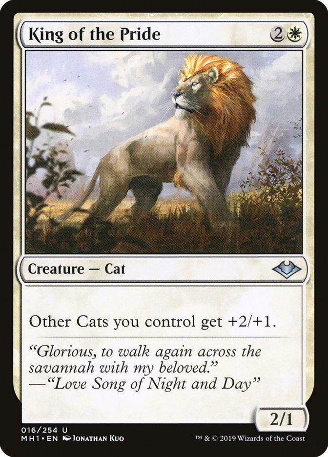 King of the Pride [Modern Horizons] | Cards and Coasters CA