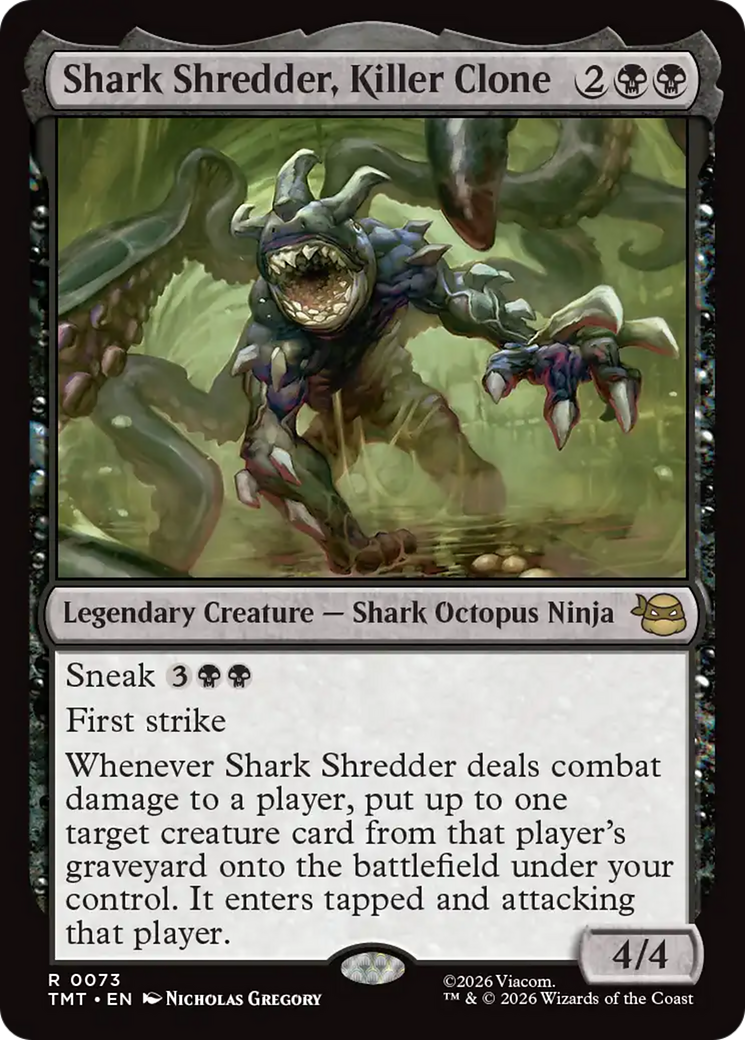 Shark Shredder, Killer Clone [Teenage Mutant Ninja Turtles] | Cards and Coasters CA