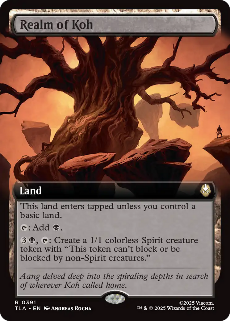 Realm of Koh (Extended Art) [Avatar: The Last Airbender] | Cards and Coasters CA