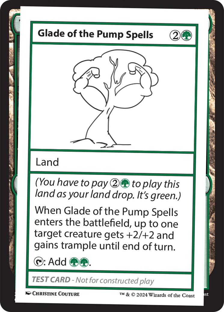 Glade of the Pump Spells [Mystery Booster 2 Playtest Cards] | Cards and Coasters CA