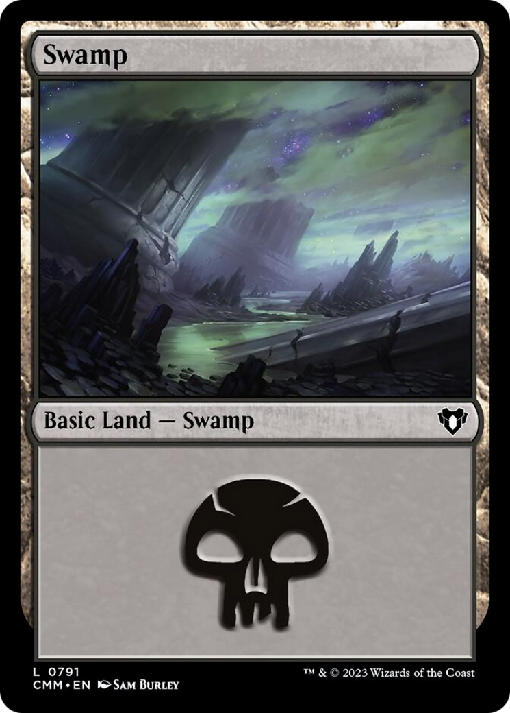 Swamp (791) [Commander Masters] | Cards and Coasters CA