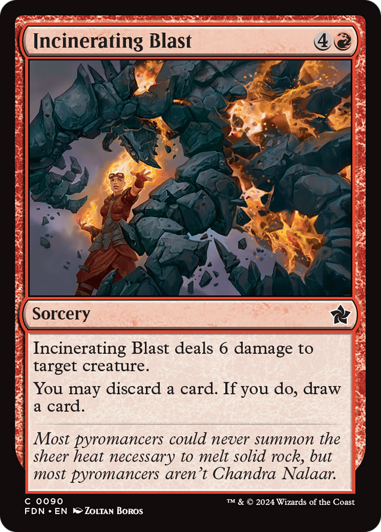 Incinerating Blast [Foundations] | Cards and Coasters CA