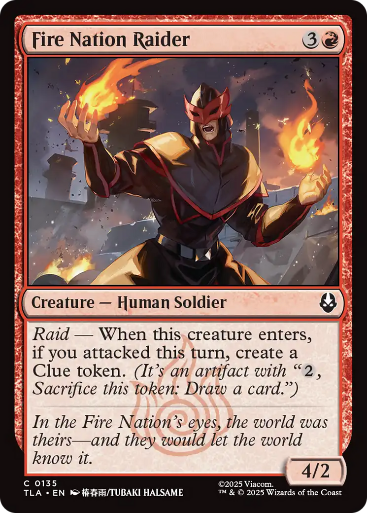 Fire Nation Raider [Avatar: The Last Airbender] | Cards and Coasters CA
