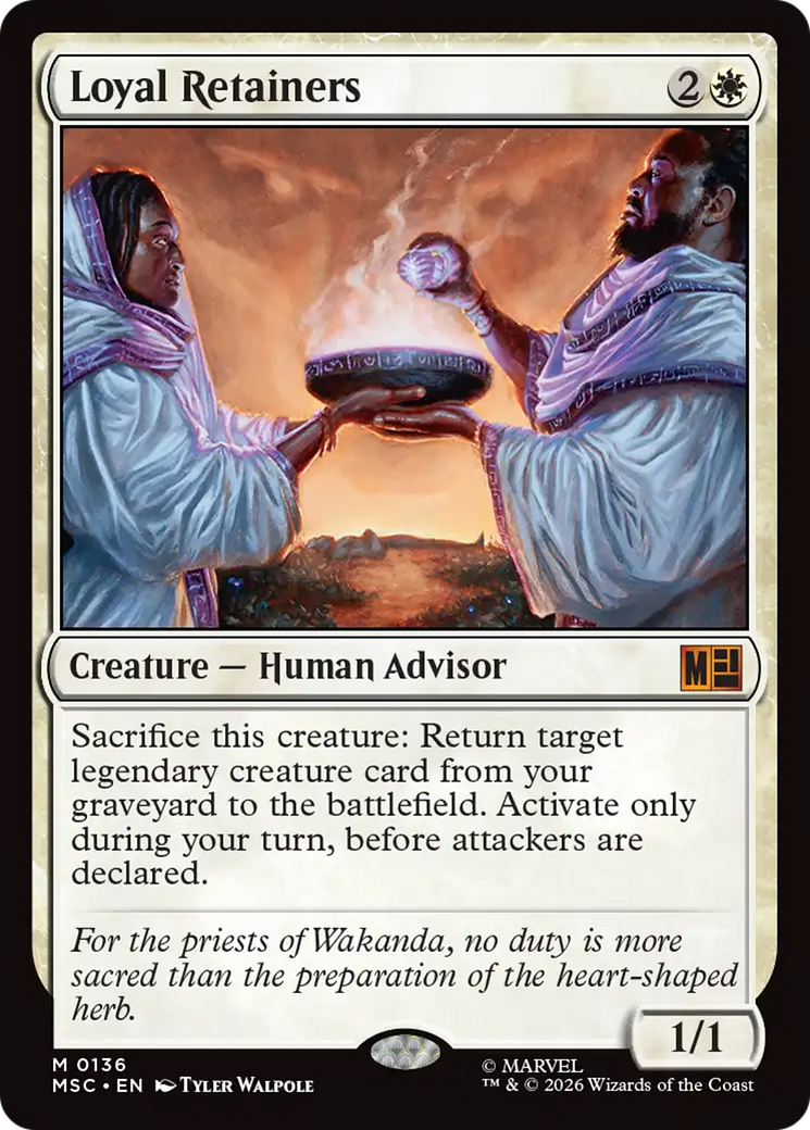 Loyal Retainers (Surge Foil) [Marvel Super Heroes Commander] | Cards and Coasters CA