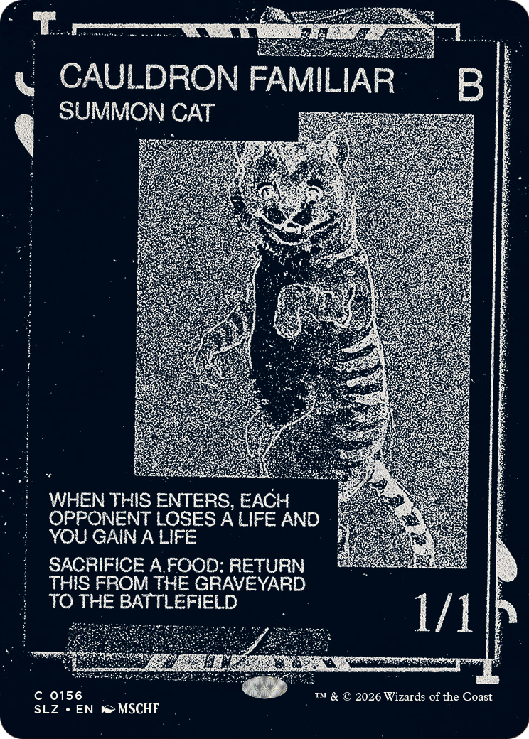 Cauldron Familiar (0156) [Secret Lair x MSCHF: The Zeta Set] | Cards and Coasters CA