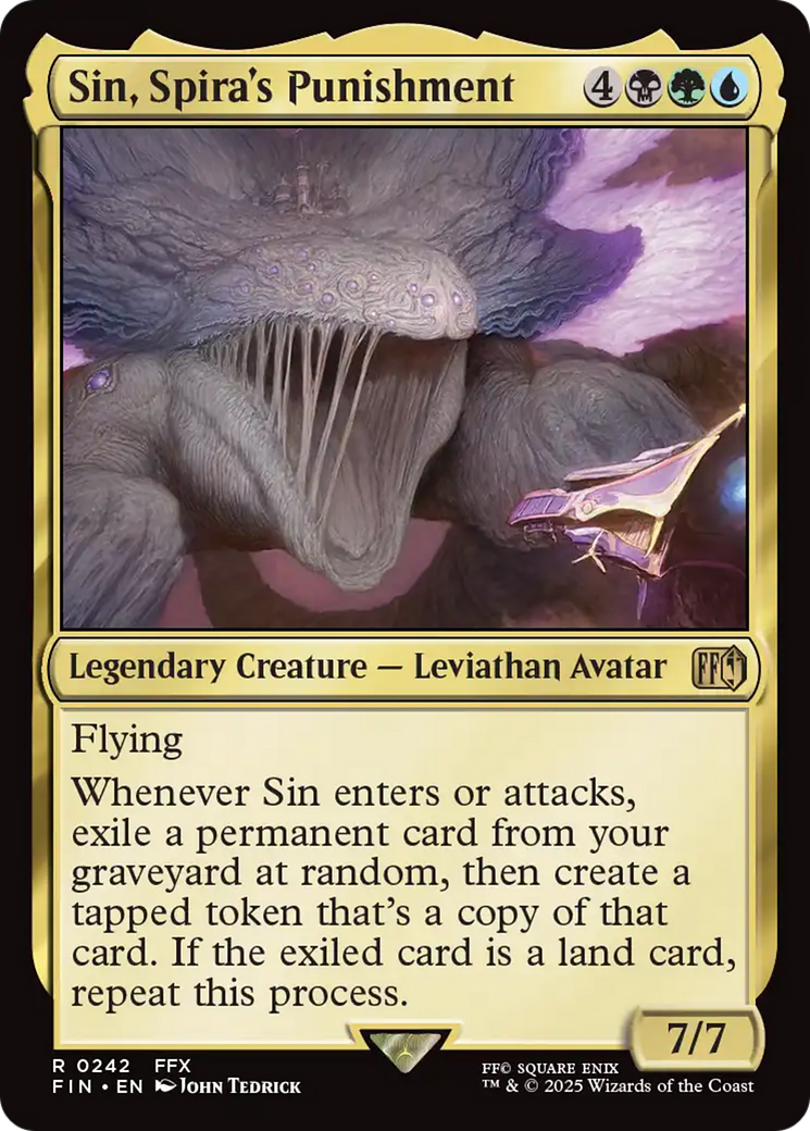 Sin, Spira's Punishment [FINAL FANTASY] | Cards and Coasters CA