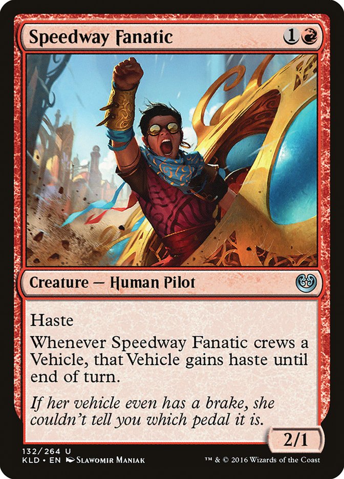 Speedway Fanatic [Kaladesh] | Cards and Coasters CA