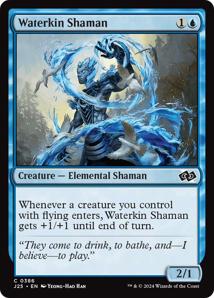 Waterkin Shaman [Foundations Jumpstart] | Cards and Coasters CA