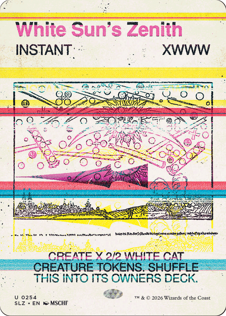 White Sun's Zenith (0254) [Secret Lair x MSCHF: The Zeta Set] | Cards and Coasters CA