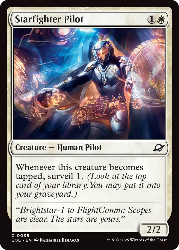 Starfighter Pilot [Edge of Eternities] | Cards and Coasters CA