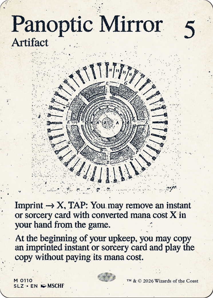 Panoptic Mirror (0110) [Secret Lair x MSCHF: The Zeta Set] | Cards and Coasters CA