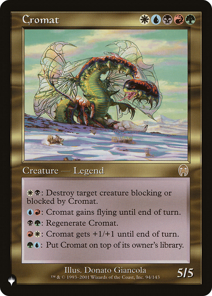 Cromat [The List] | Cards and Coasters CA