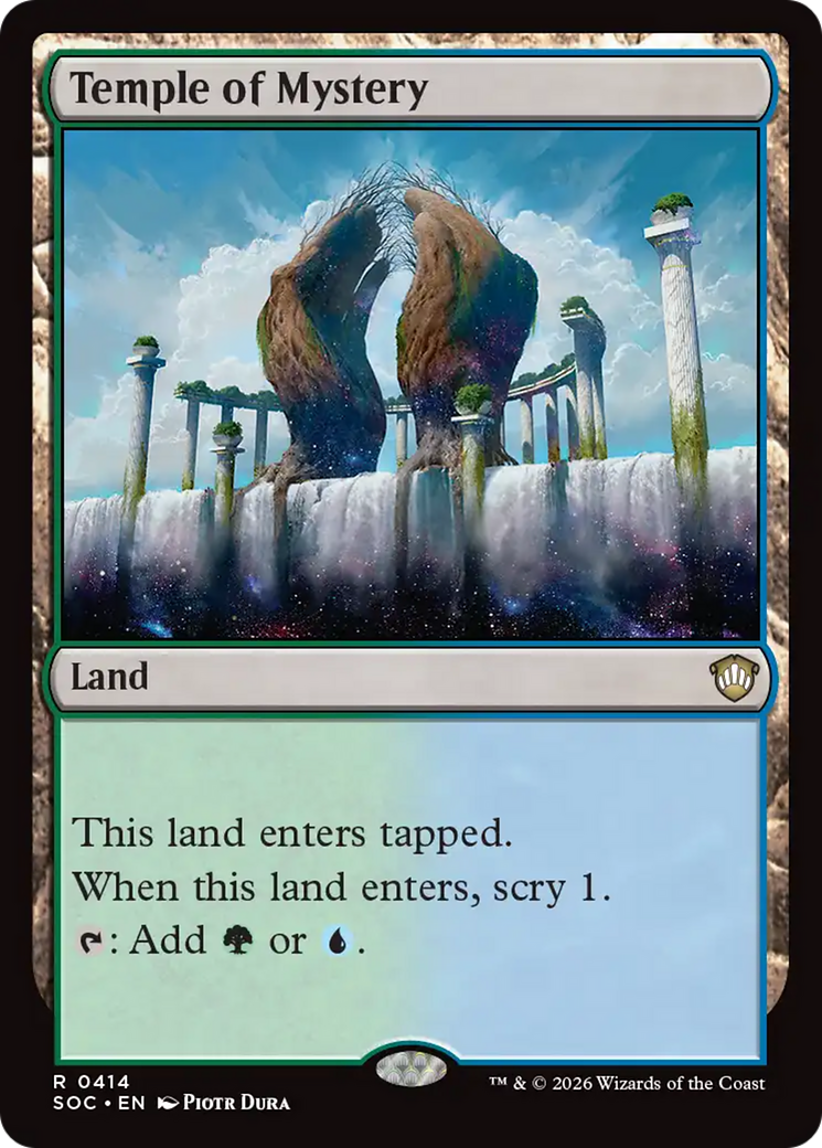 Temple of Mystery [Secrets of Strixhaven Commander] | Cards and Coasters CA