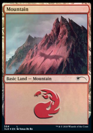 Mountain (Dragons) (564) [Secret Lair Drop Promos] | Cards and Coasters CA