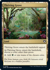 Thriving Grove [Commander Masters] | Cards and Coasters CA