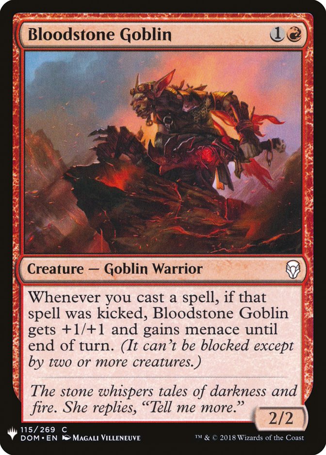 Bloodstone Goblin [Mystery Booster] | Cards and Coasters CA