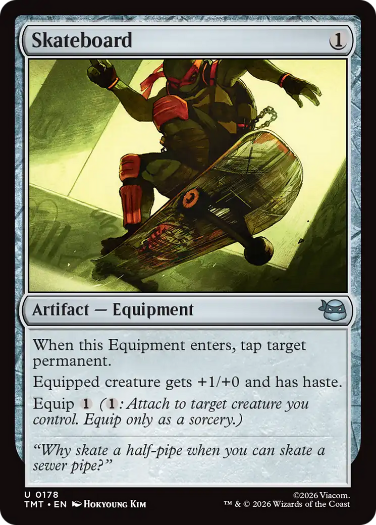 Skateboard [Teenage Mutant Ninja Turtles] | Cards and Coasters CA