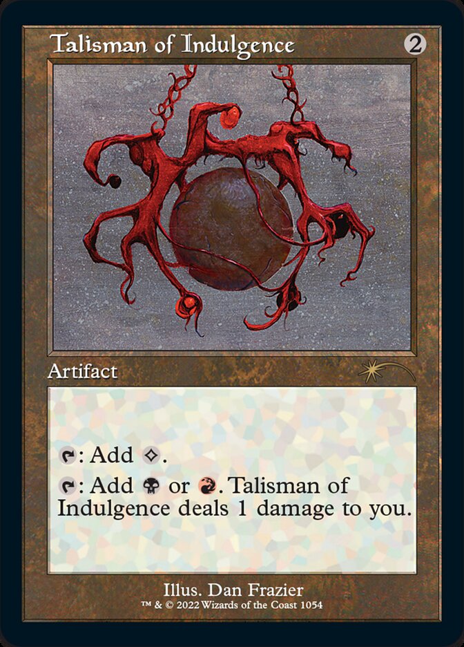 Talisman of Indulgence (Retro Frame) [Secret Lair Drop Series] | Cards and Coasters CA