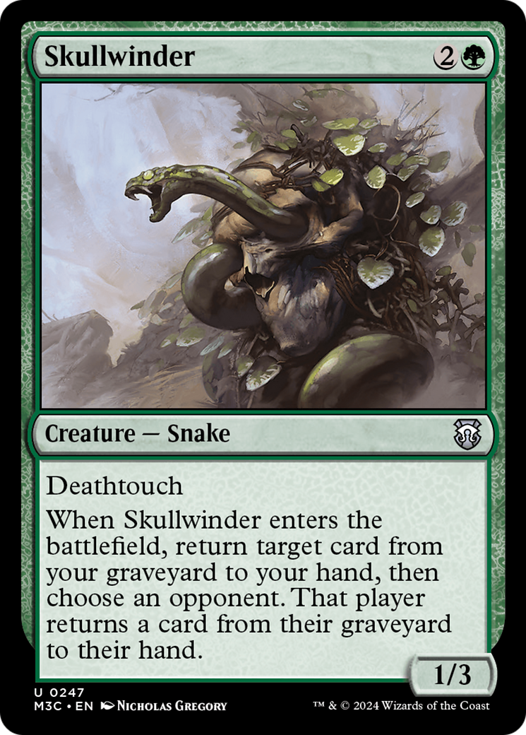 Skullwinder (Ripple Foil) [Modern Horizons 3 Commander] | Cards and Coasters CA