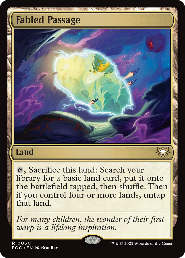 Fabled Passage [Edge of Eternities Commander] | Cards and Coasters CA