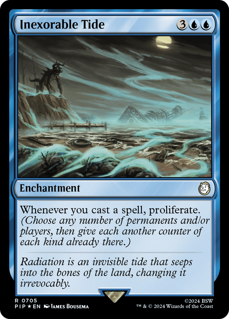 Inexorable Tide (Surge Foil) [Fallout] | Cards and Coasters CA
