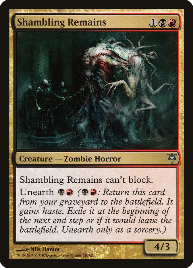 Shambling Remains [Duel Decks: Sorin vs. Tibalt] | Cards and Coasters CA