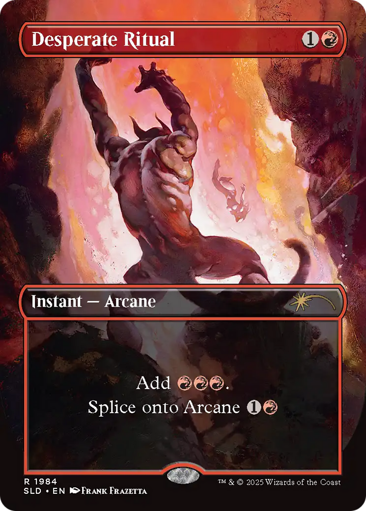 Desperate Ritual (1984) (Rainbow Foil) [Secret Lair Drop Series] | Cards and Coasters CA