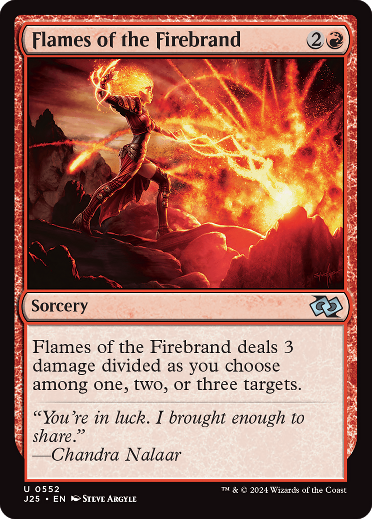 Flames of the Firebrand [Foundations Jumpstart] | Cards and Coasters CA