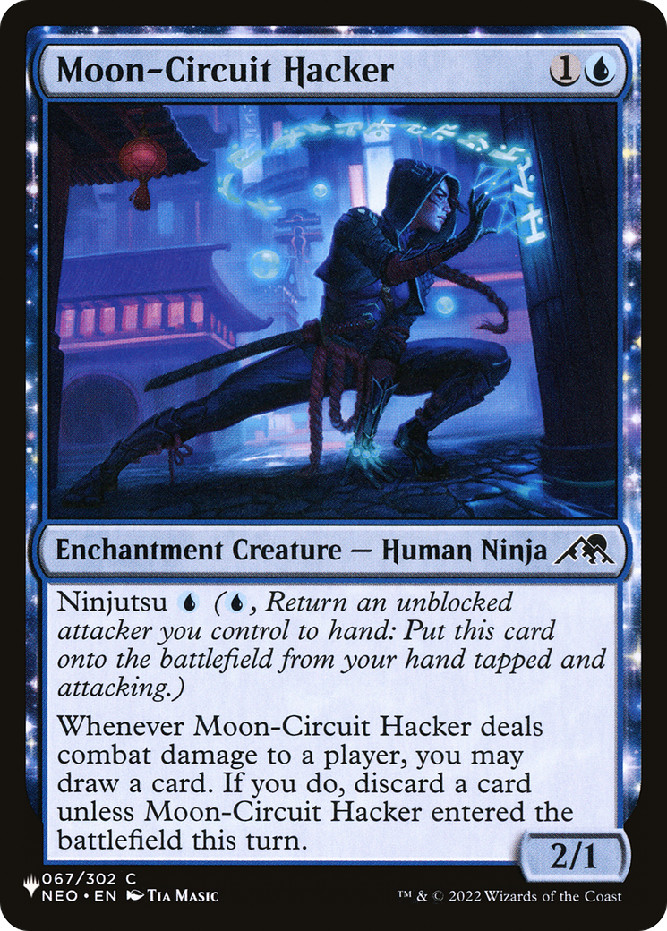 Moon-Circuit Hacker [The List Reprints] | Cards and Coasters CA