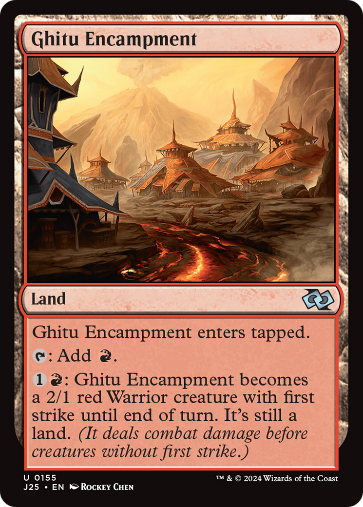 Ghitu Encampment [Foundations Jumpstart] | Cards and Coasters CA